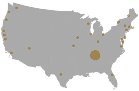 carte des Etats-Unis