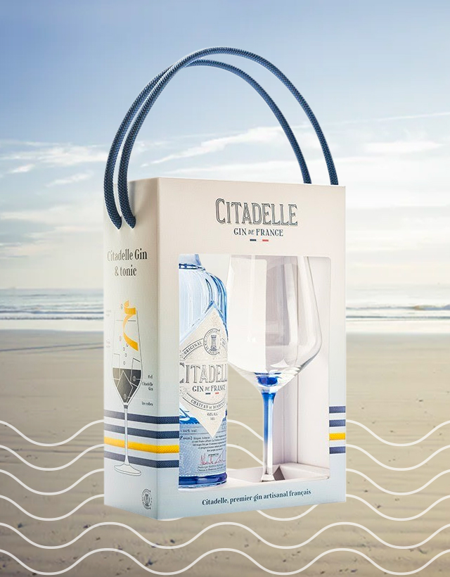 Citadelle Gin coffret 1 verre